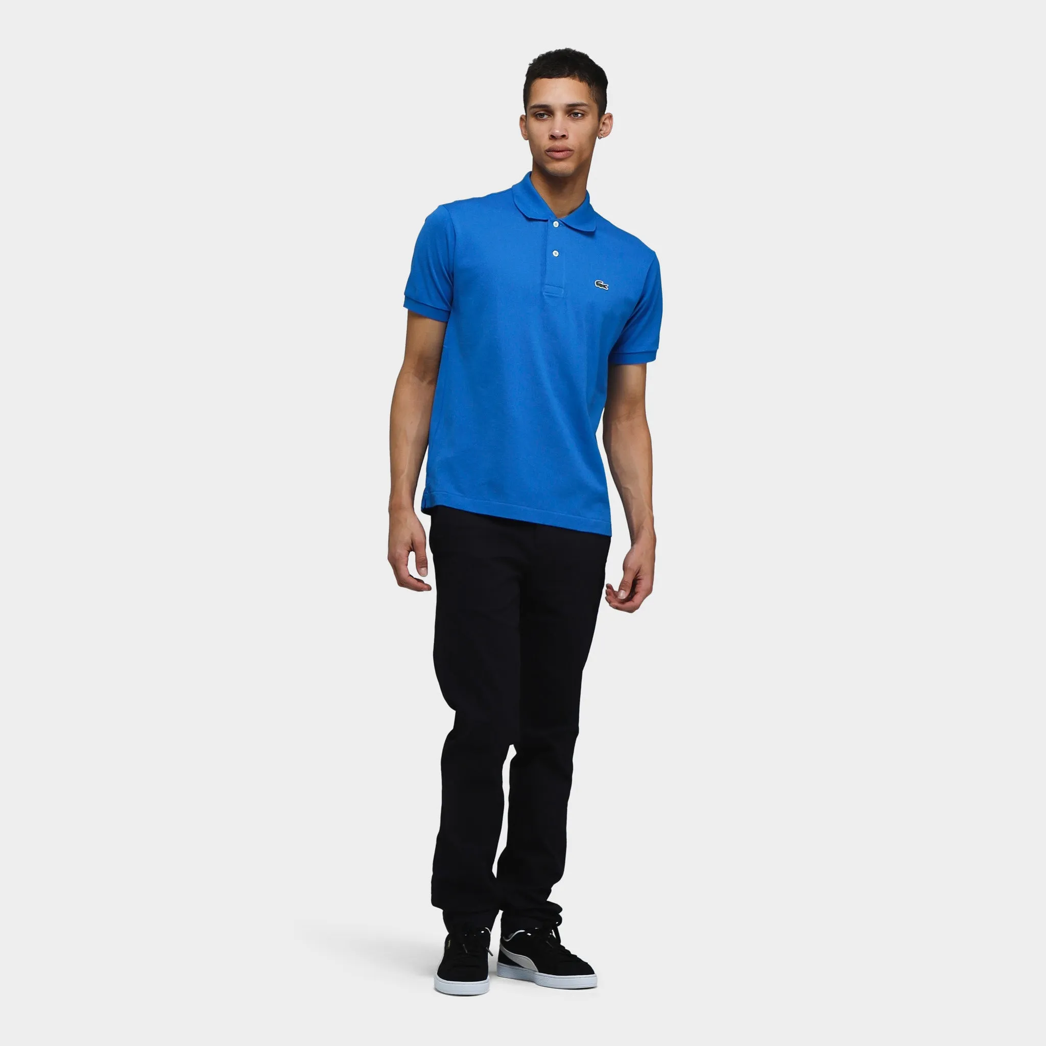 Lacoste Original L.12.12 Petit Pique Cotton Polo Shirt / Blue sold by JD Sports product image thumbnail 5