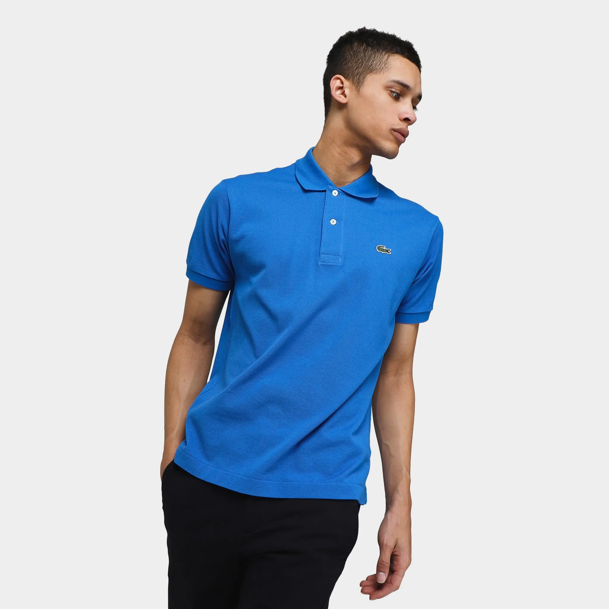 Lacoste Original L.12.12 Petit Pique Cotton Polo Shirt / Blue sold by JD Sports