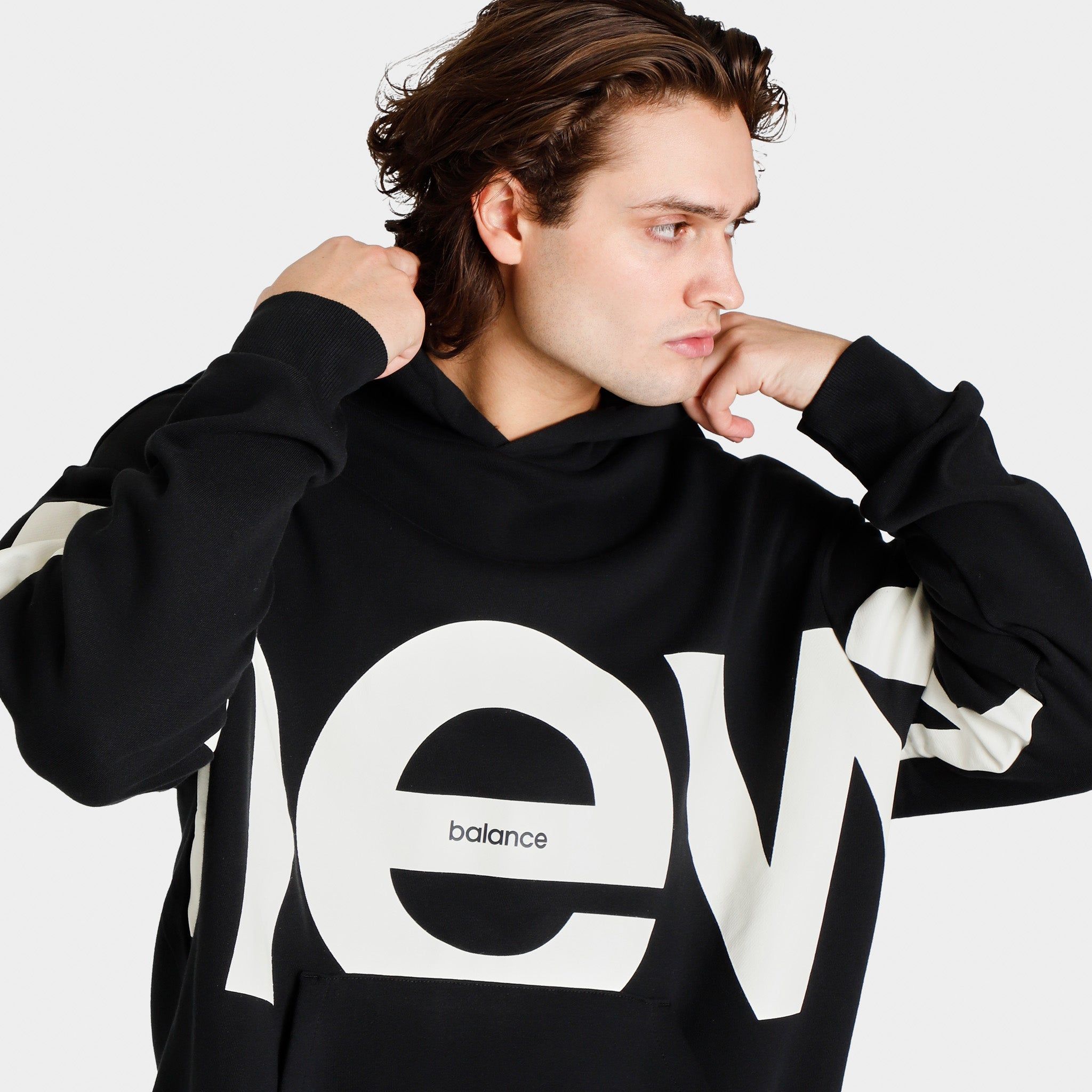 New Balance Out of Bounds Pullover Hoodie / Black sold by JD Sports product image thumbnail 3