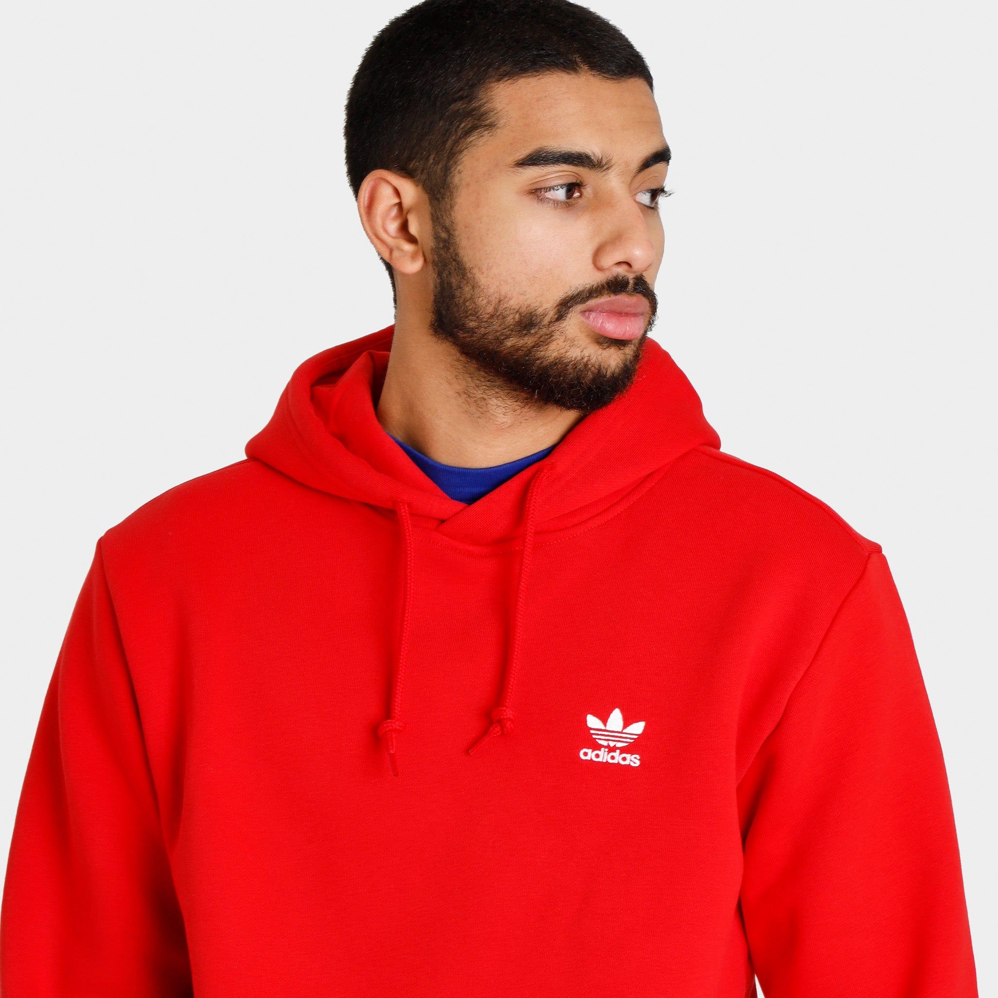 adidas Originals Trefoil Essentials Pullover Hoodie / Better Scarlet sold by JD Sports product image thumbnail 2