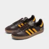 adidas Originals Samba OG Dark Brown / Preloved Yellow - Gum sold by JD Sports