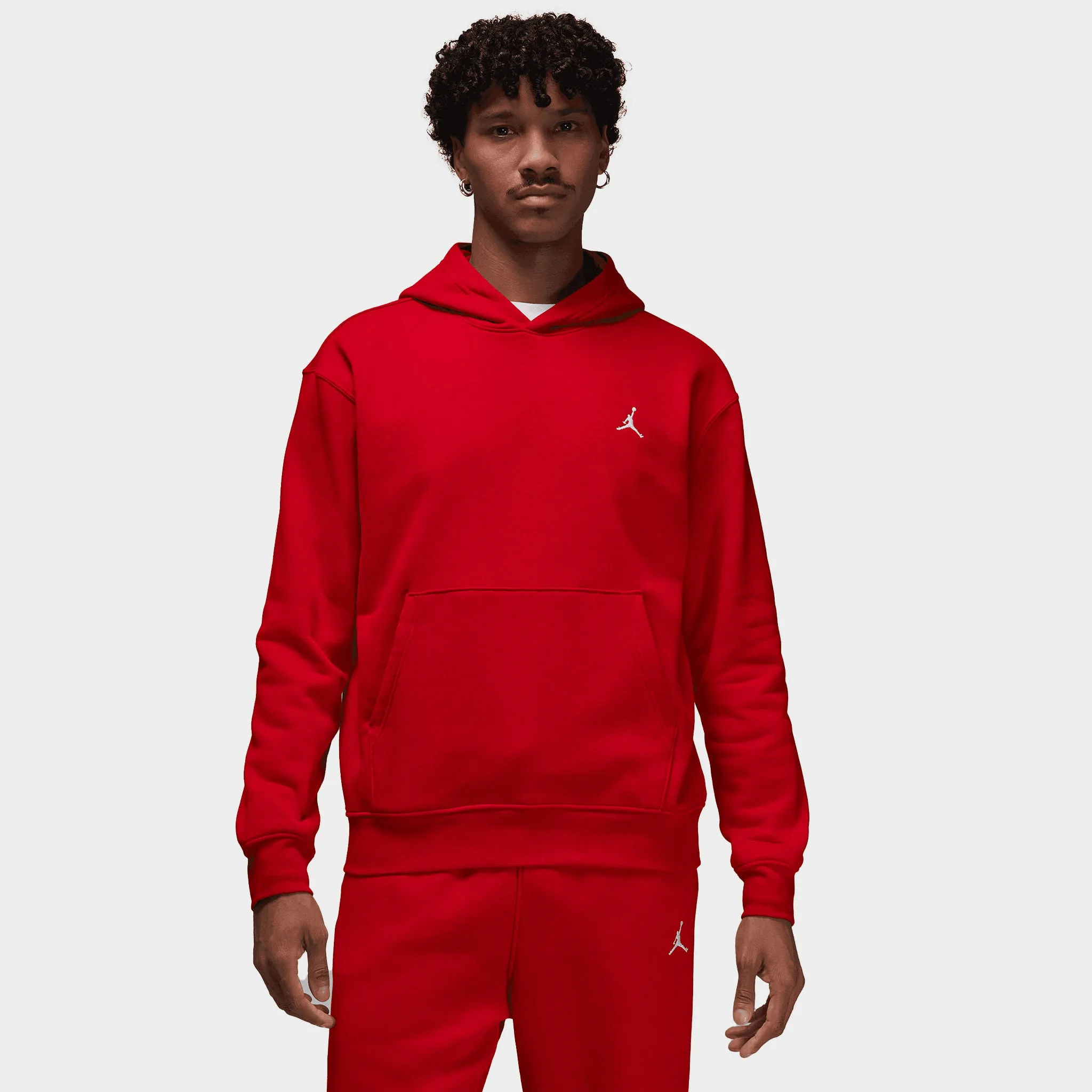 Jordan Essentials Fleece Pullover Hoodie / Gym Red sold by JD Sports