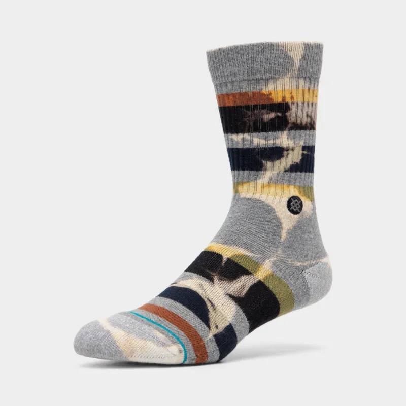Stance Brong Crew Socks / Heather Grey sold by JD Sports