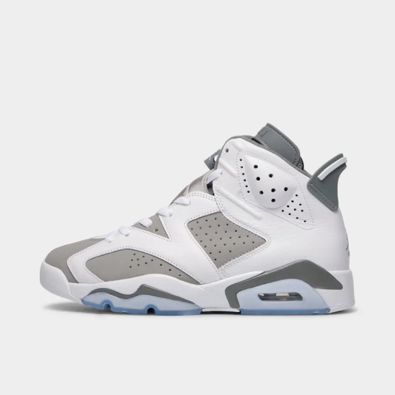 Jordan 6 Retro White / Medium Grey - Cool Grey sold by JD Sports