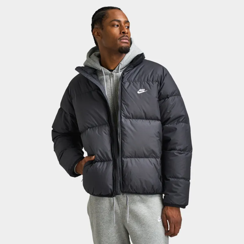Nike Sportswear Club Therma-FIT Puffer Jacket Black / White sold by JD Sports