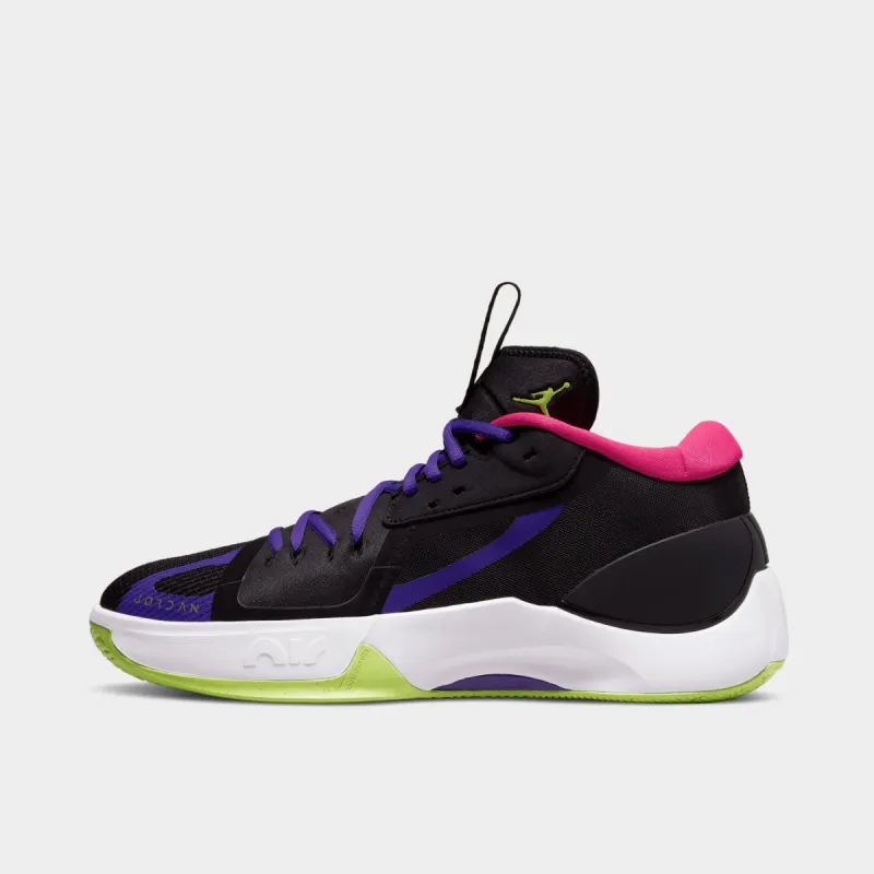 Jordan Zoom Separate Black / Volt - Electro Purple sold by JD Sports