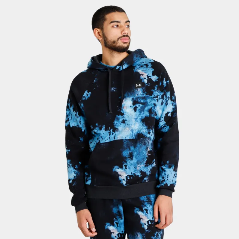 Under Armour Rival Fleece Hyper Dye Pullover Hoodie Capri / Onyx White sold by JD Sports
