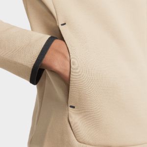Nike Sportswear Tech Fleece Full-Zip Hoodie Khaki / Black sold by JD Sports
