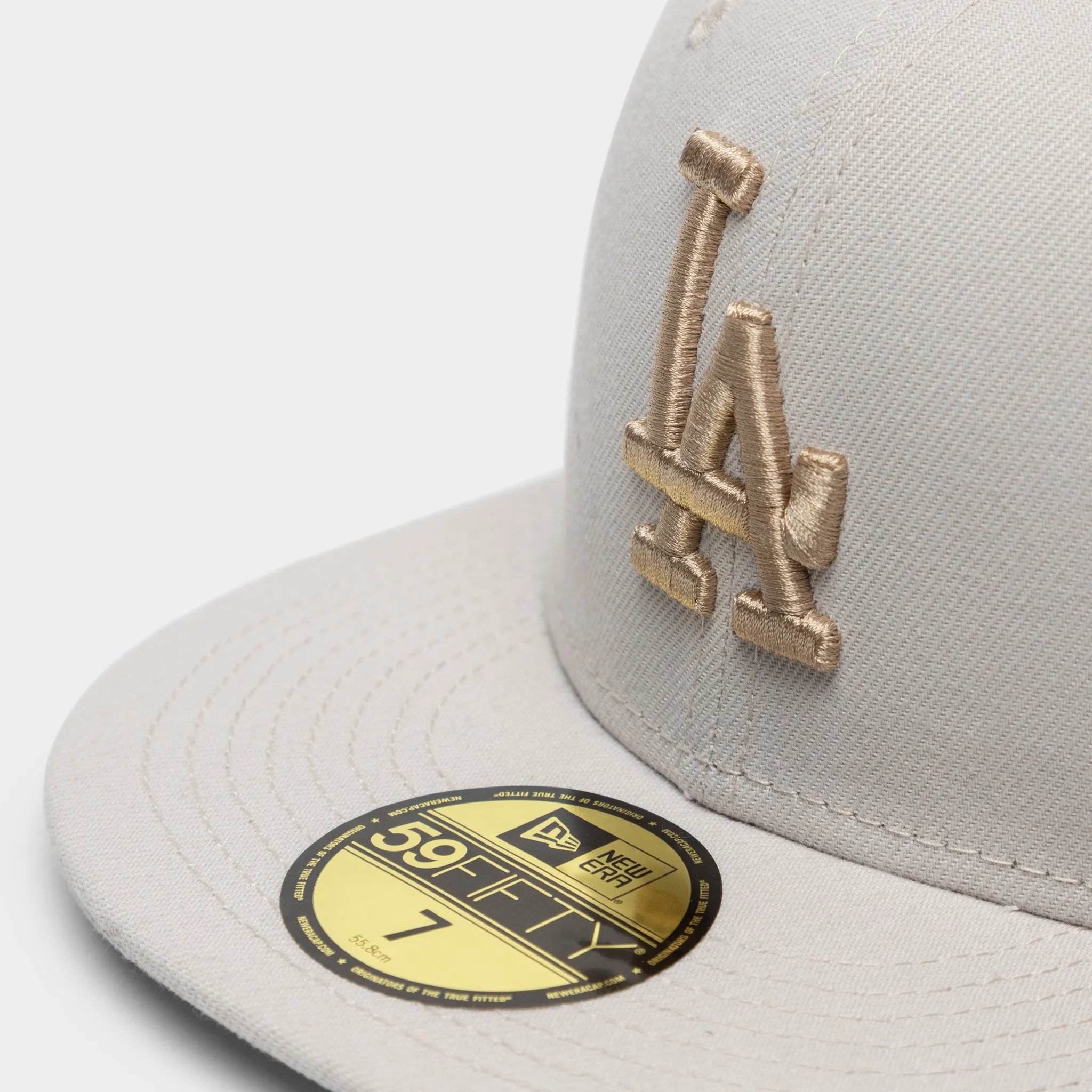 New Era 59Fifty LA Dodgers Stone Cap / Khaki sold by JD Sports product image thumbnail 4