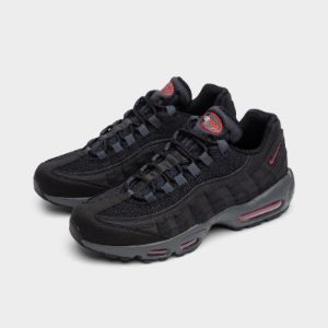 Nike Air Max 95 Black / University Red - Dark Grey sold by JD Sports