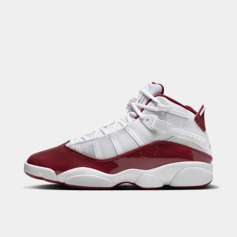 Jordan 6 Rings White / Team Red sold by JD Sports