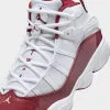 Jordan 6 Rings White / Team Red sold by JD Sports