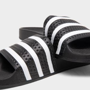adidas Originals Adilette Slides Core Black / White - Core Black sold by JD Sports