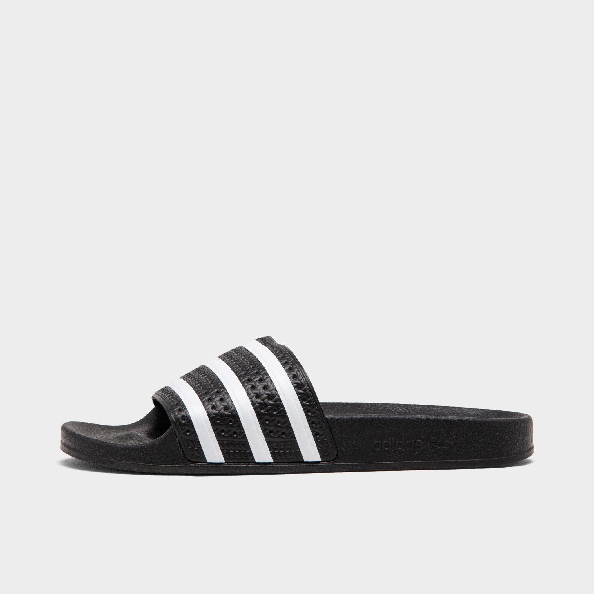 adidas Originals Adilette Slides Core Black / White - Core Black sold by JD Sports