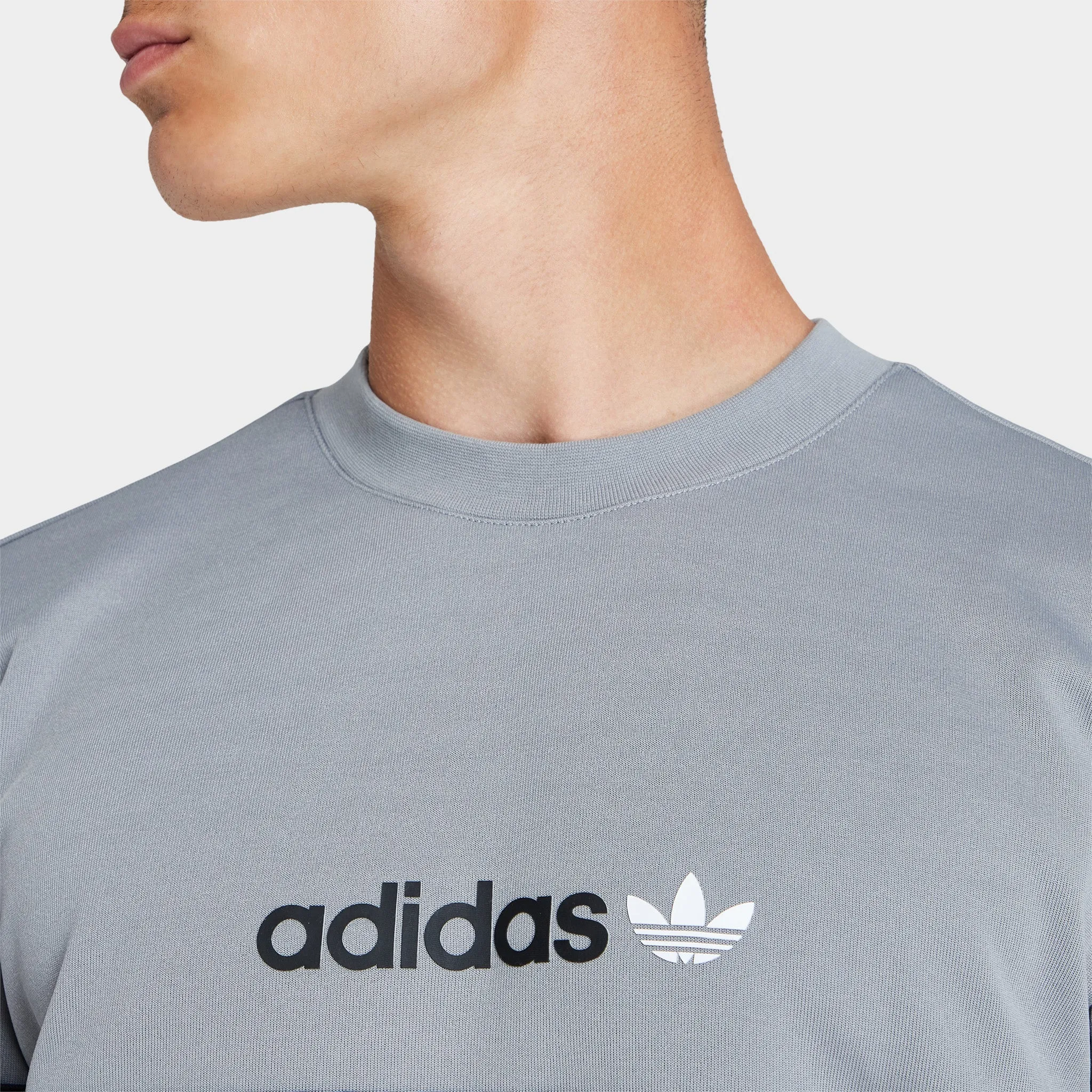 adidas Originals Nutasca Crewneck Grey / Black - White sold by JD Sports product image thumbnail 4