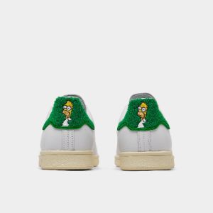 adidas Originals Stan Smith Homer Simpson Cloud White / Green - Cream White sold by JD Sports