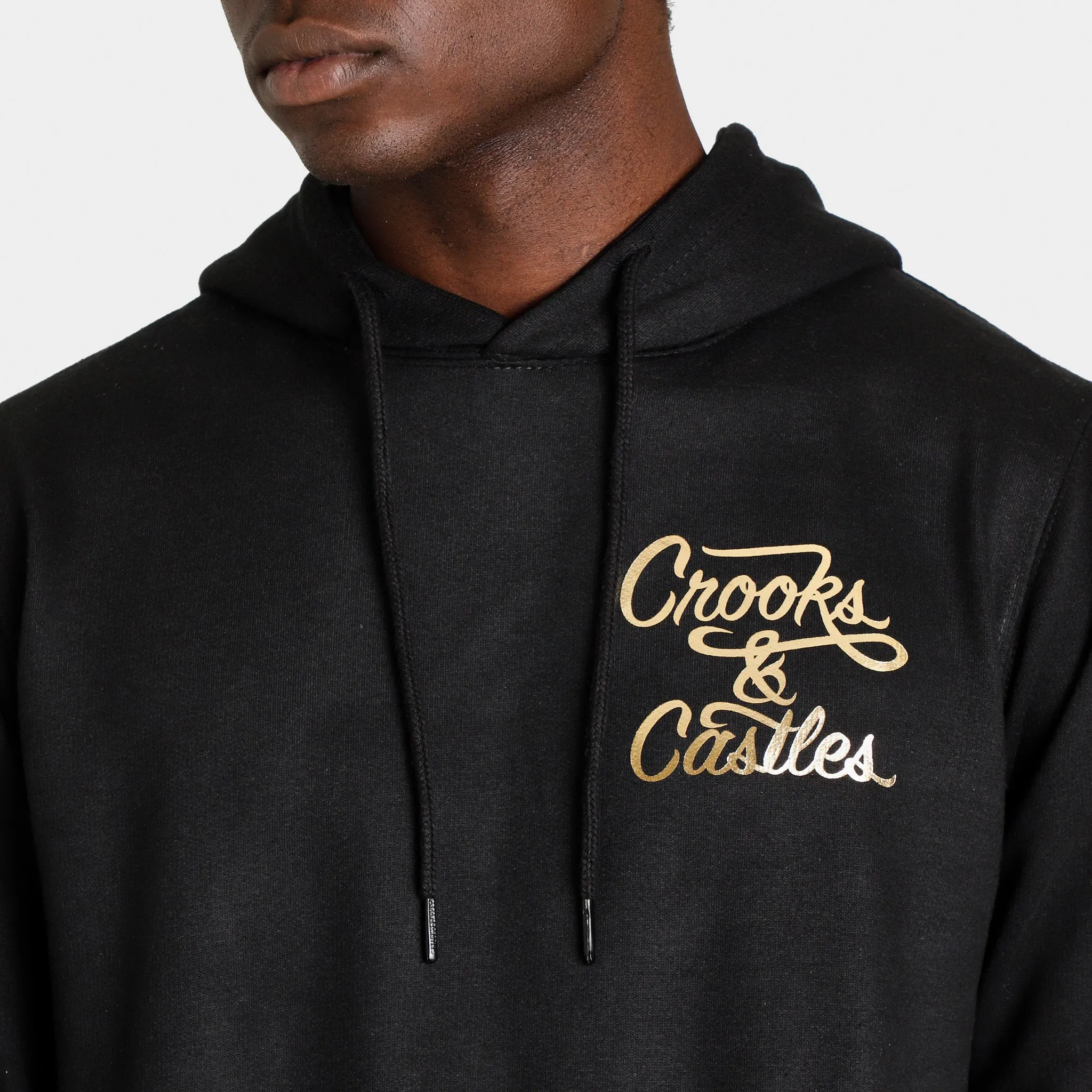 Crooks & Castles Half Way Pullover Hoodie / Blac sold by JD Sports product image thumbnail 4