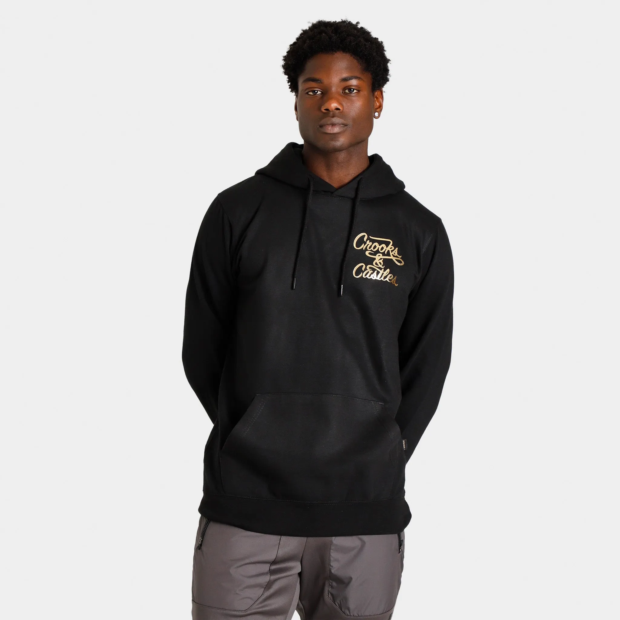 Crooks & Castles Half Way Pullover Hoodie / Blac sold by JD Sports