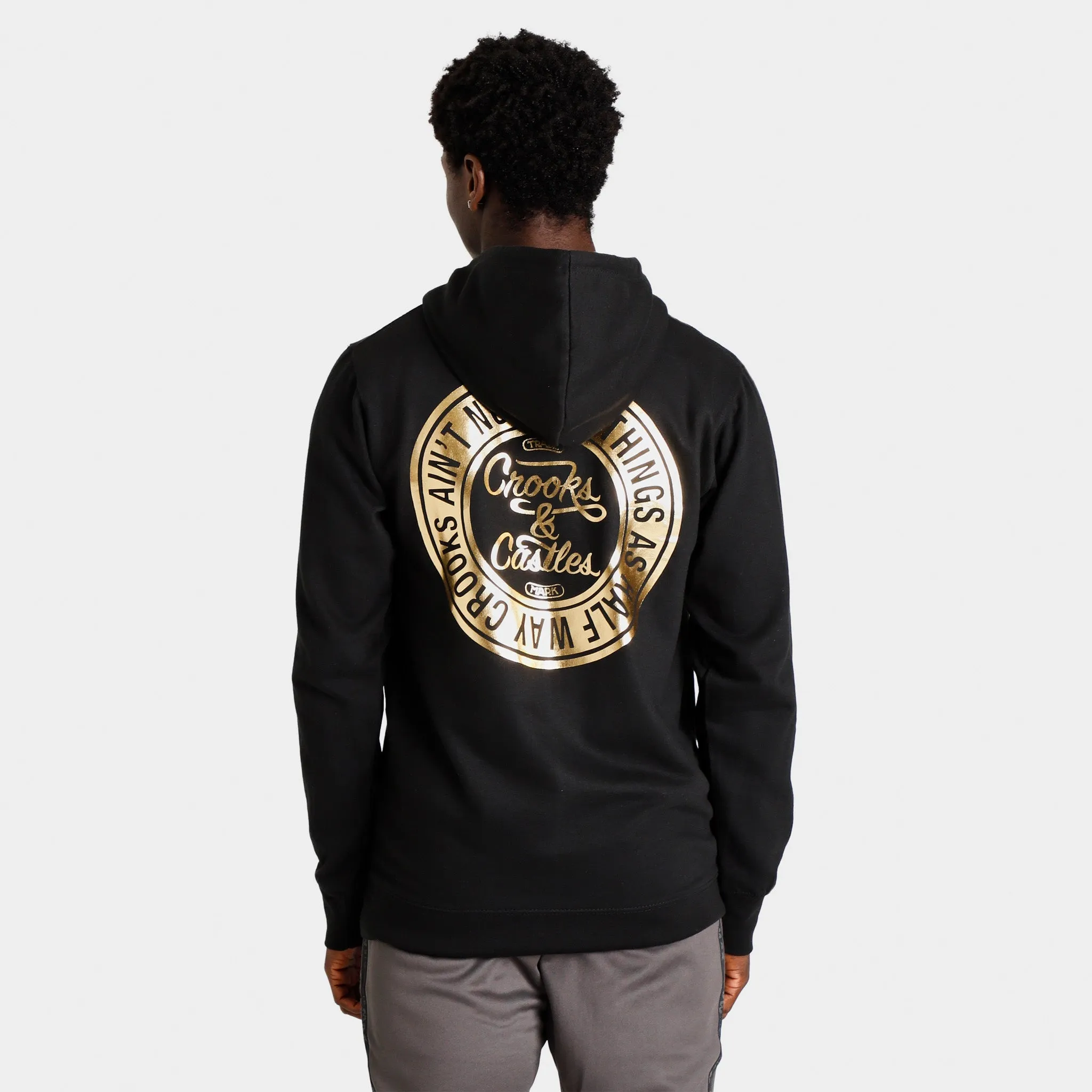 Crooks & Castles Half Way Pullover Hoodie / Blac sold by JD Sports product image thumbnail 2