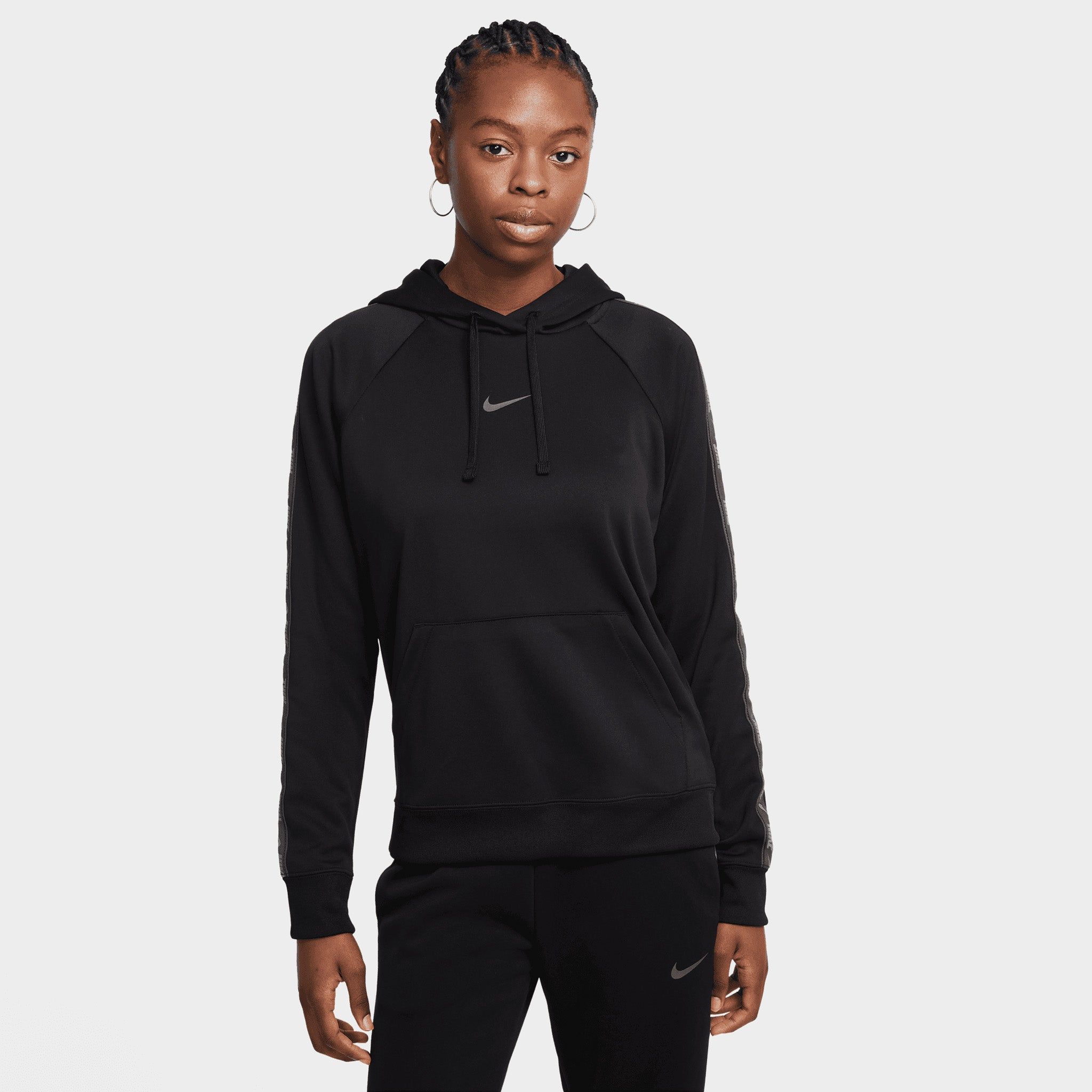 Nike Sportswear Women’s Tape Pullover Hoodie / Black sold by JD Sports