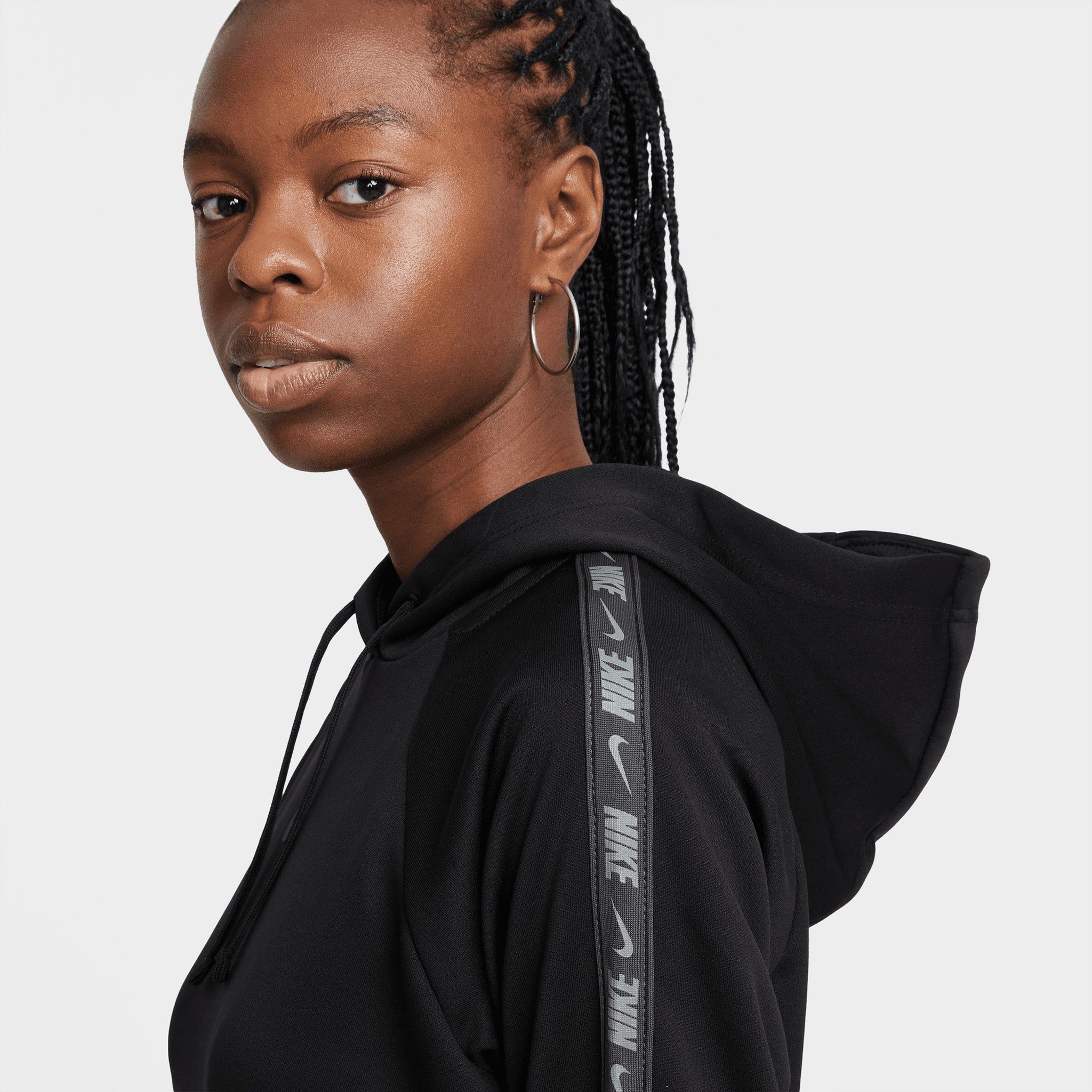 Nike Sportswear Women’s Tape Pullover Hoodie / Black sold by JD Sports product image thumbnail 5