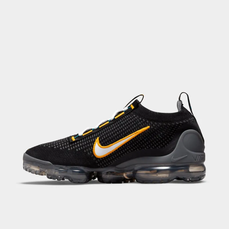 Nike Air VaporMax 2021 Flyknit Black / University Gold - Dark Grey sold by JD Sports