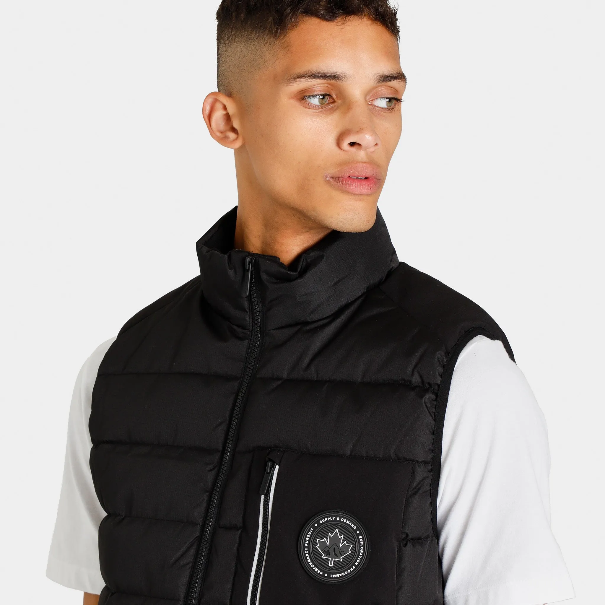 Supply & Demand Phantom Gilet / Black sold by JD Sports product image thumbnail 3