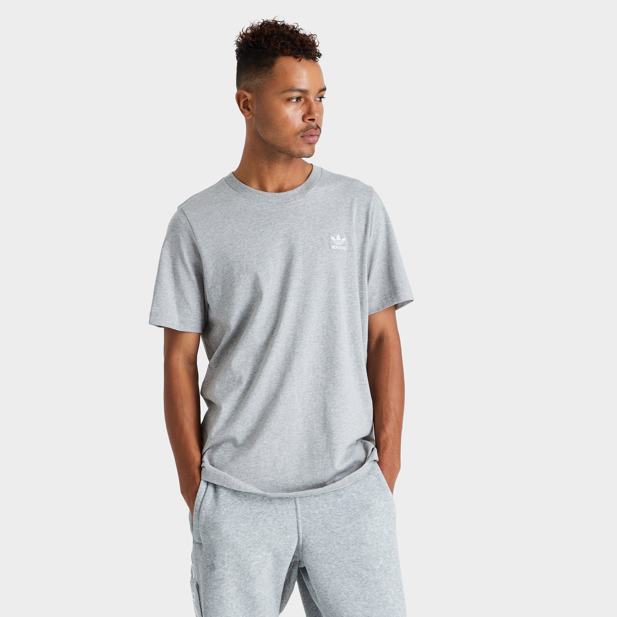 adidas Originals Loungewear Adicolor Essentials Trefoil T-shirt / Medium Grey Heather sold by JD Sports