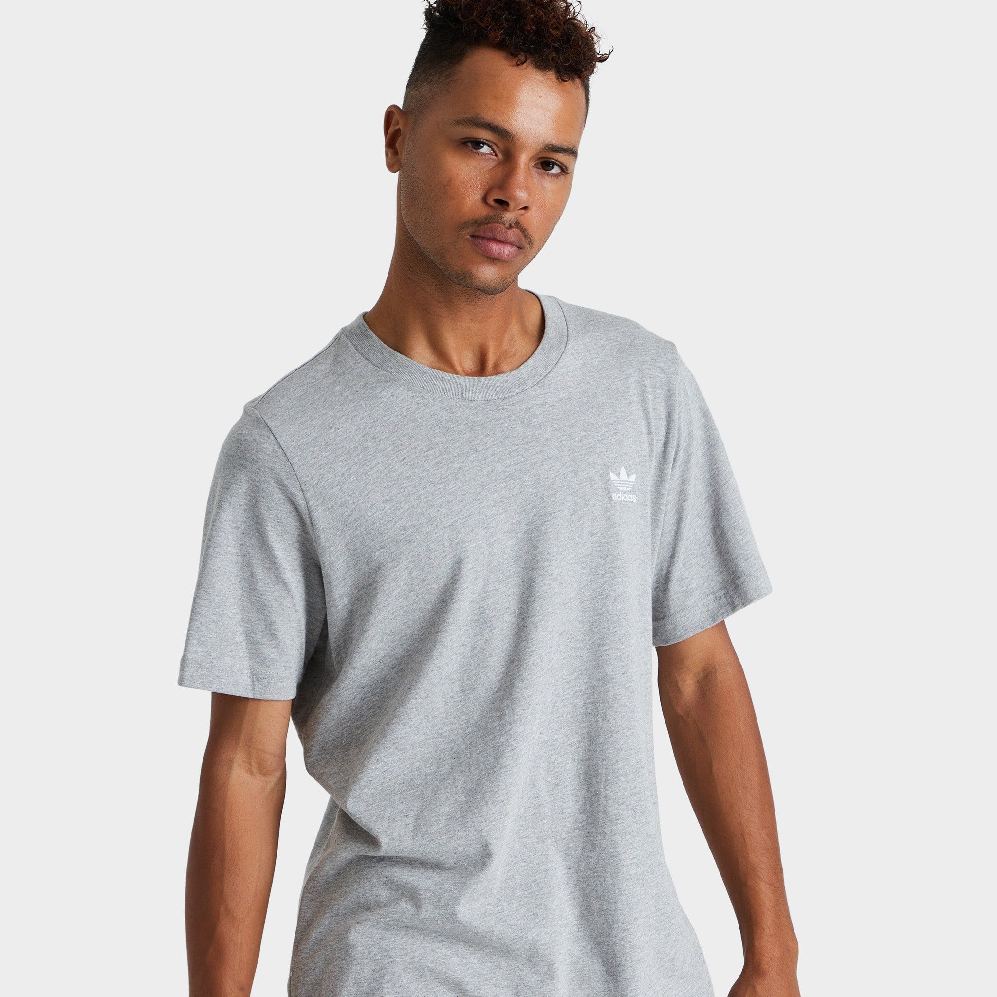 adidas Originals Loungewear Adicolor Essentials Trefoil T-shirt / Medium Grey Heather sold by JD Sports product image thumbnail 3