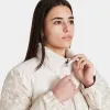 The North Face Women's Printed 1996 Retro Nuptse Jacket Silver Grey Leopard Print / Gardenia White sold by JD Sports