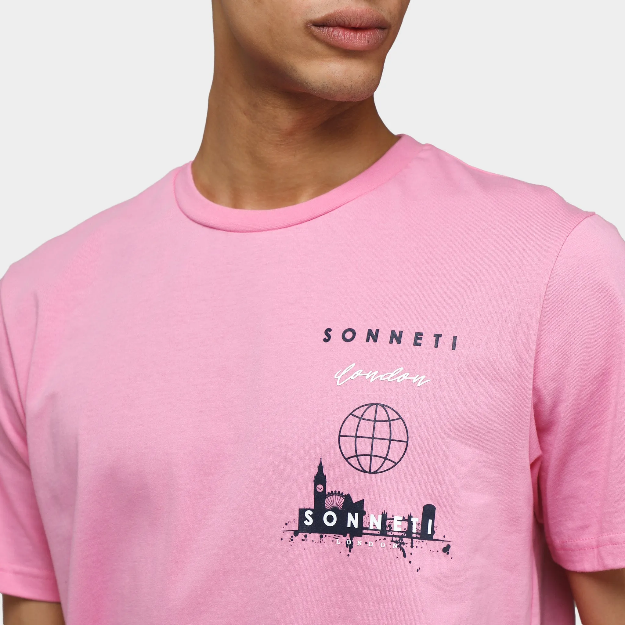 Sonneti Stack Logo T-shirt / Sachet Pink sold by JD Sports product image thumbnail 4