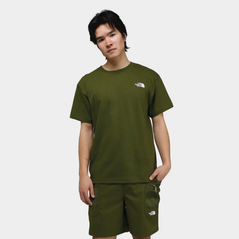 The North Face Evolution Box Fit T-shirt / Forest Olive sold by JD Sports