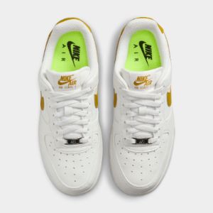 Nike Women's Air Force 1 '07 SE Summit White / Bronzine - Metallic Silver sold by JD Sports