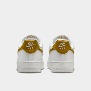 Nike Women's Air Force 1 '07 SE Summit White / Bronzine - Metallic Silver sold by JD Sports
