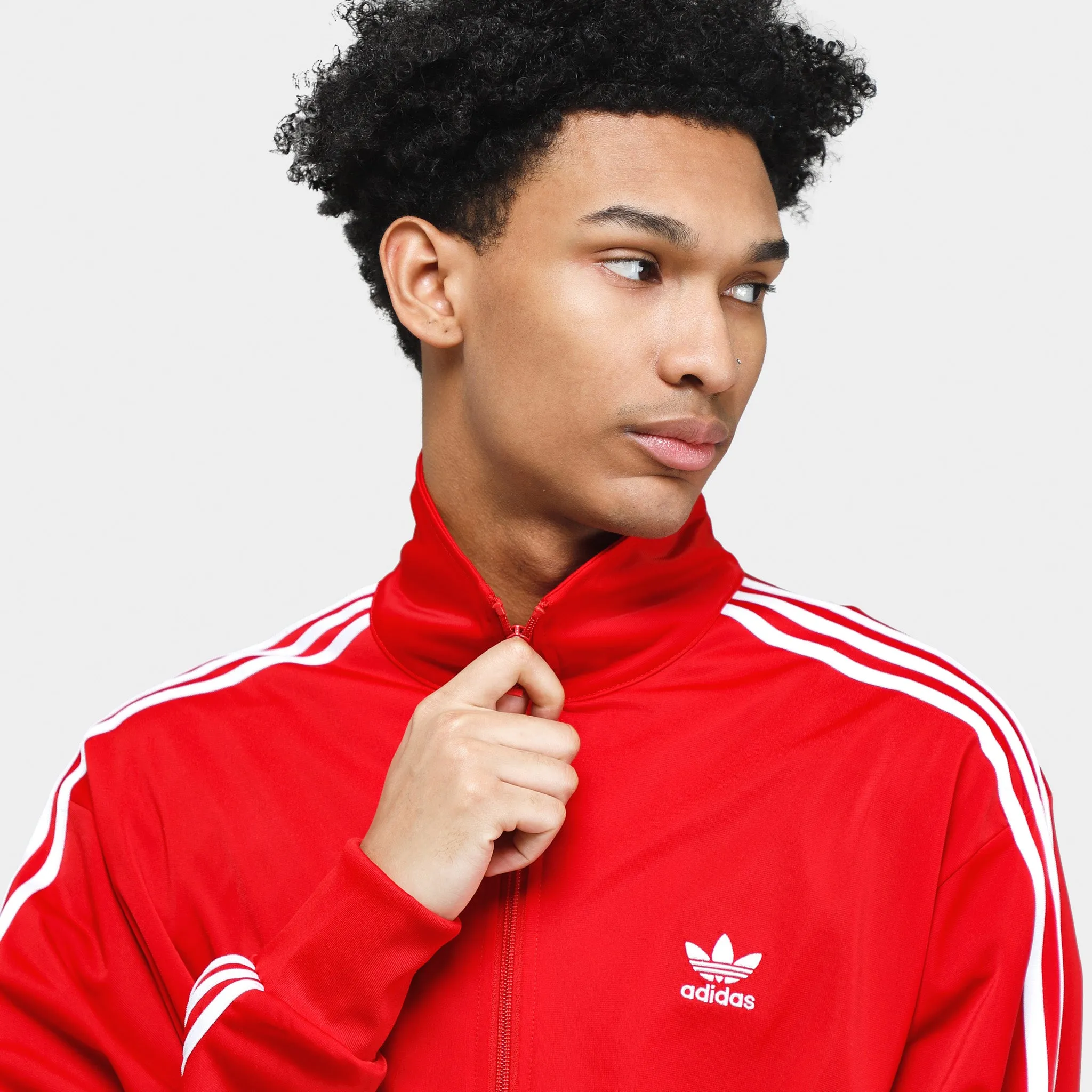 adidas Originals Adicolor Classics Firebird Track Jacket Better Scarlet / White sold by JD Sports product image thumbnail 3