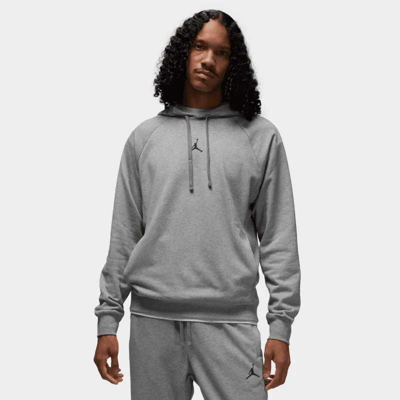 Jordan Dri-FIT Sport Crossover Fleece Pullover Hoodie Carbon Heather / Black sold by JD Sports