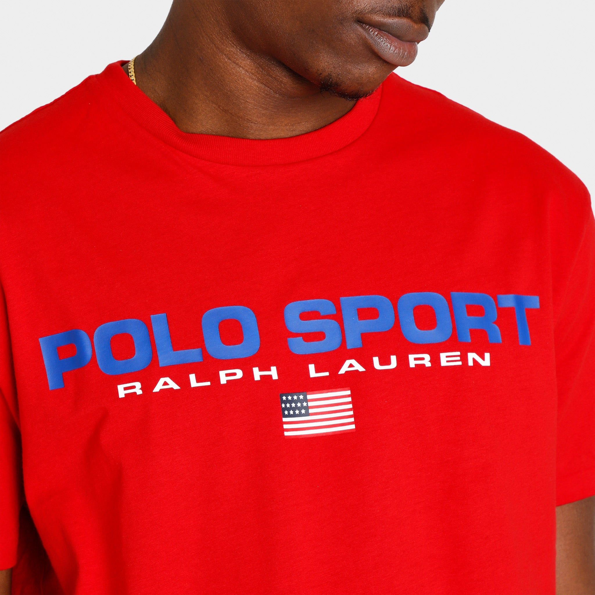 売れ筋商品|||ラルフローレン カットソー トップス レディース Unisex Yankees Polo Shirt RL 2000 Red POLO RALPH LAUREN RL LOGO JERSEY TEE | Red Women's T-shirt