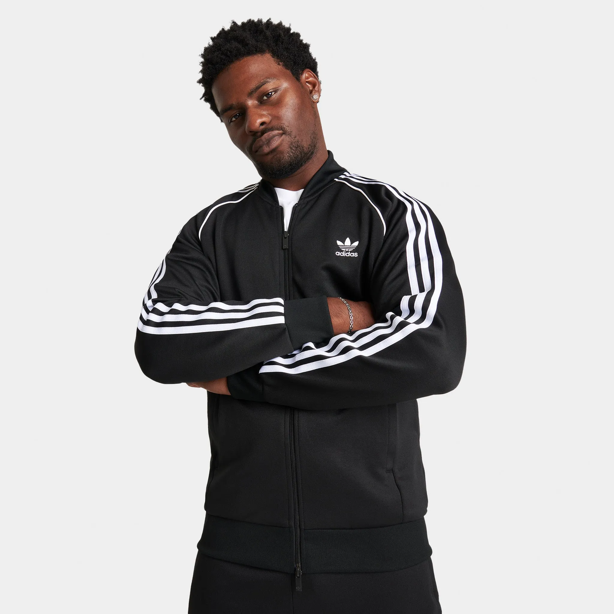 adidas Originals Superstar Track Jacket Black / White sold by JD Sports