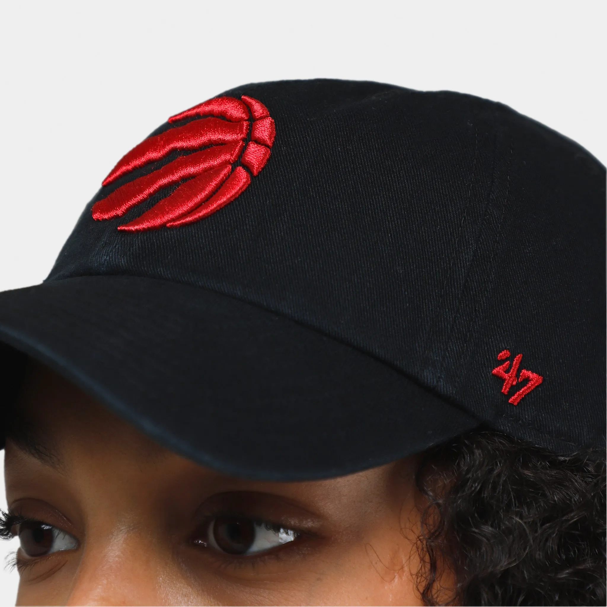 47 Brand Toronto Raptors Clean Up Cap / Black sold by JD Sports product image thumbnail 4