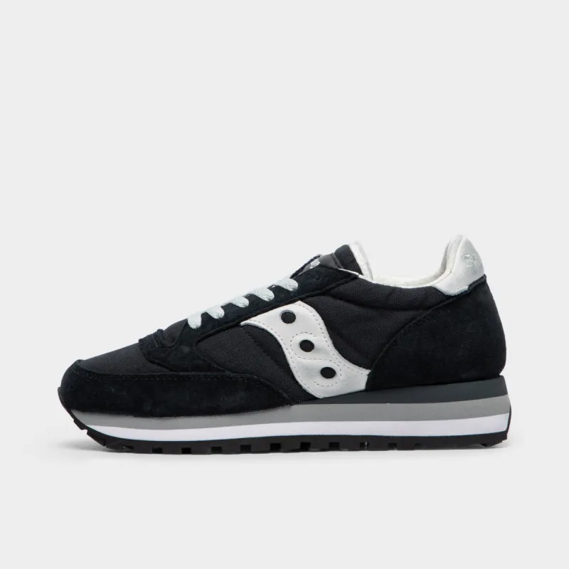 Saucony Women's Jazz Triple Stonewash Black / Black made by Saucony