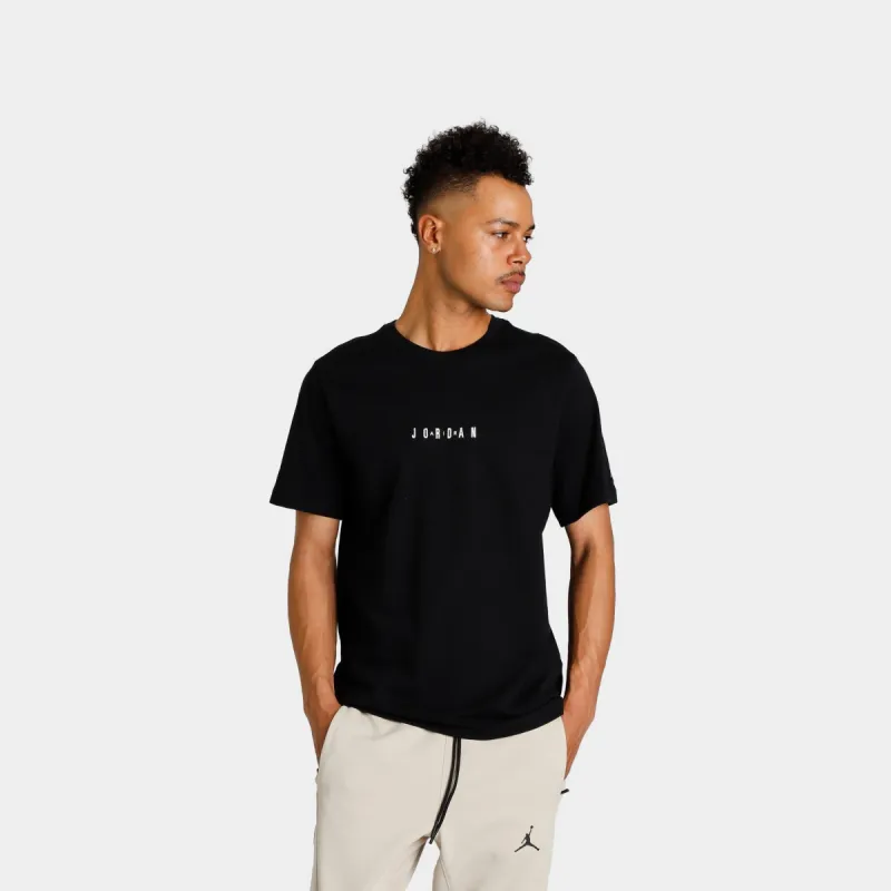Jordan Air T-Shirt Black / Sail - Sail sold by JD Sports