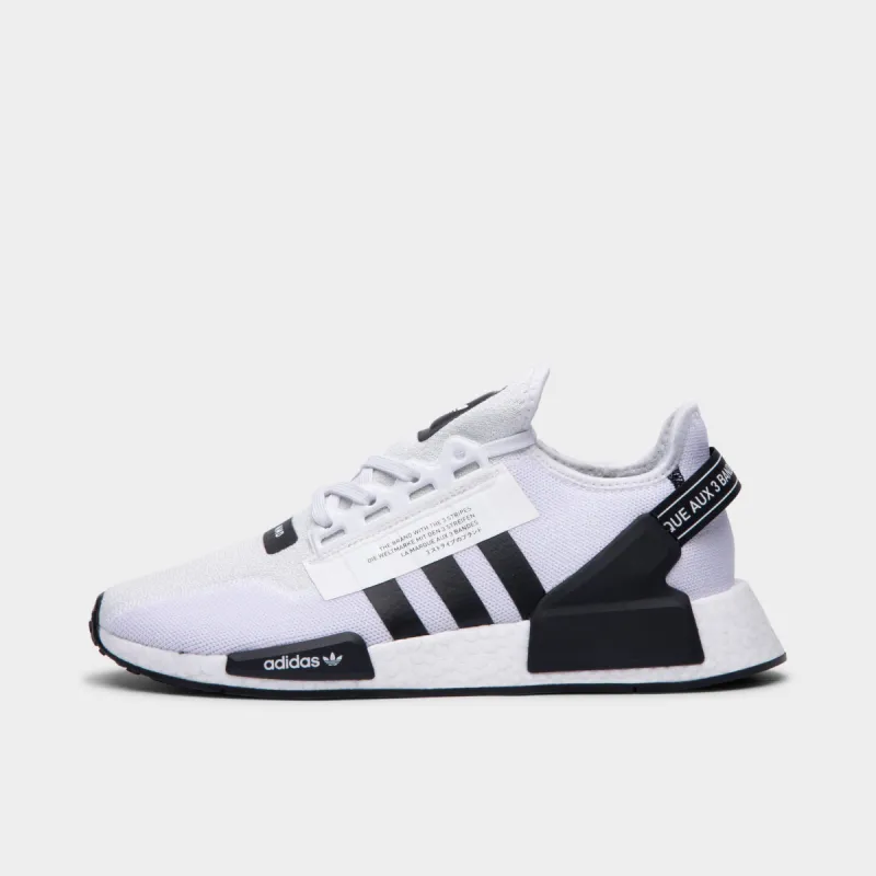 adidas Originals NMD_R1 V2 Cloud White / Core Black - Core Black sold by JD Sports