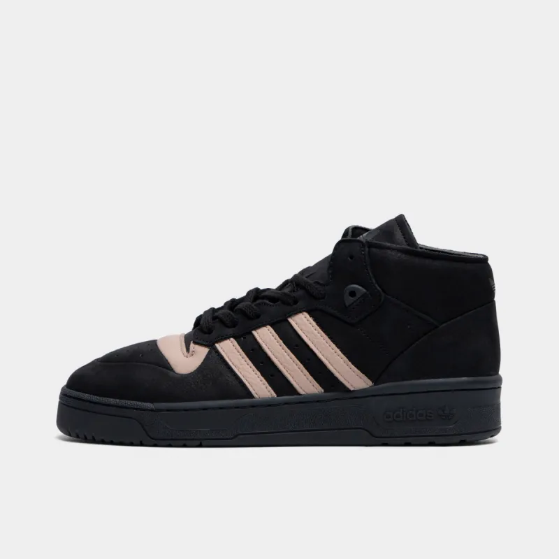 adidas Originals Rivalry Mid 001 Core Black / Ash Pearl - Core Black sold by JD Sports