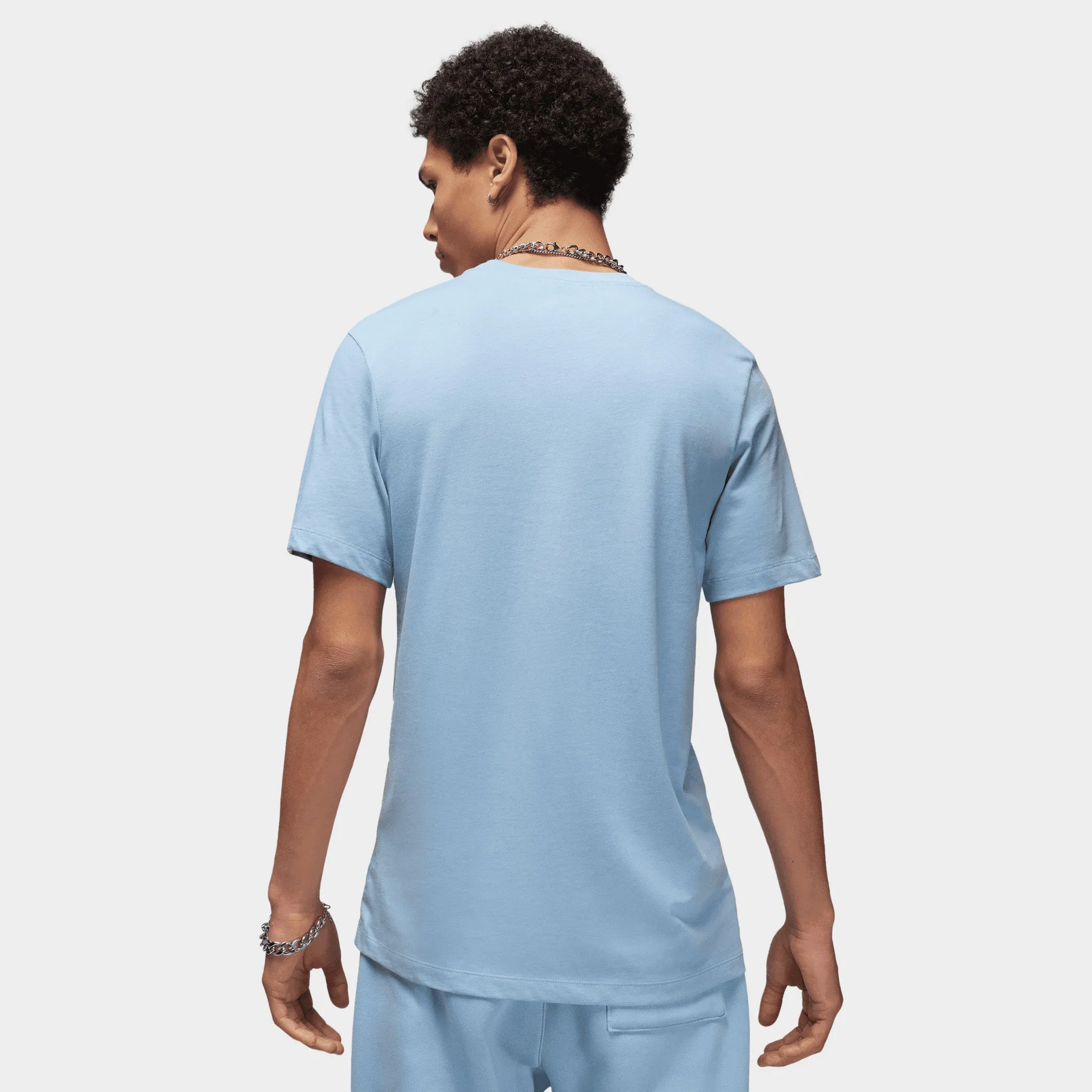 Jordan Jumpman Emblem T-shirt Blue Grey / White sold by JD Sports product image thumbnail 2