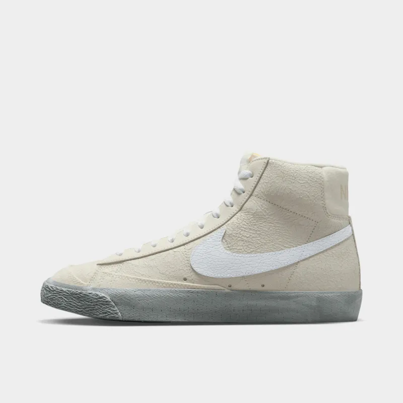 Nike Blazer Mid '77 EMB Summit White  / White - Phantom sold by JD Sports