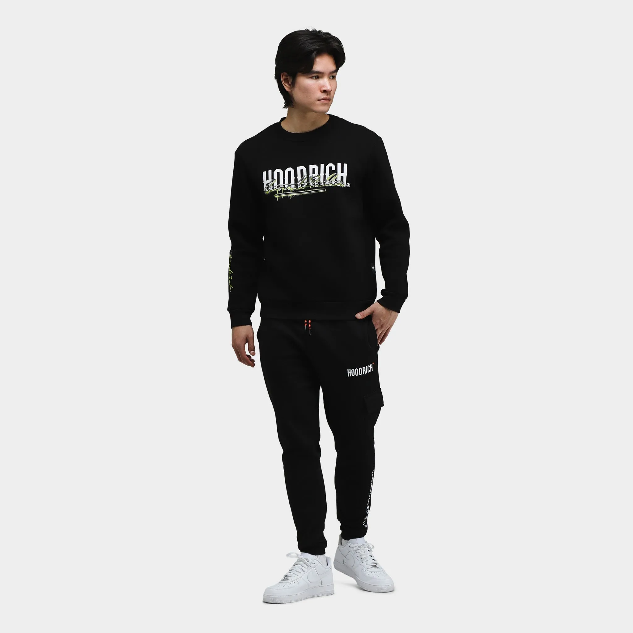 Hoodrich Splatter Crewneck Black / White - Evening Primrose sold by JD Sports product image thumbnail 5