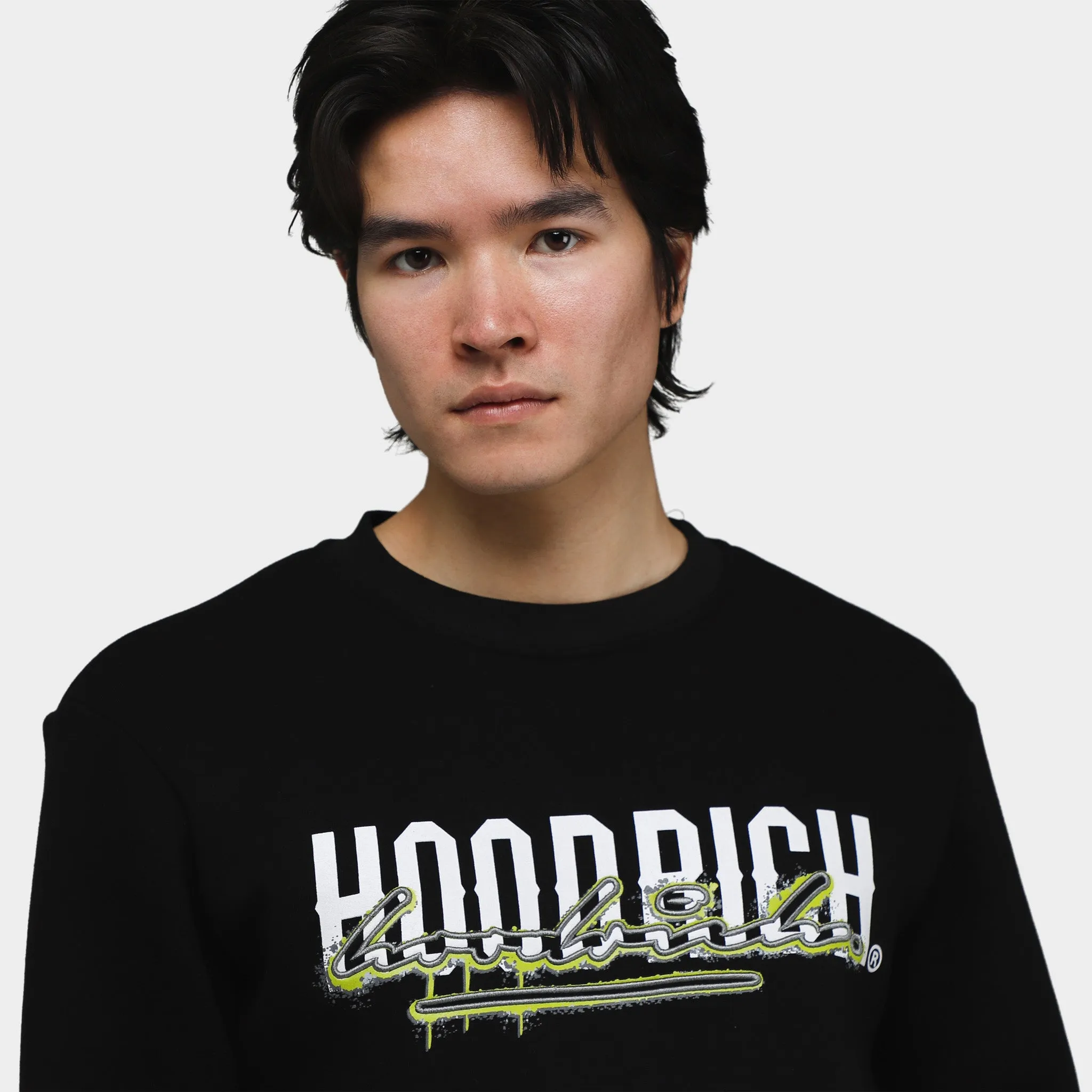 Hoodrich Splatter Crewneck Black / White - Evening Primrose sold by JD Sports product image thumbnail 3
