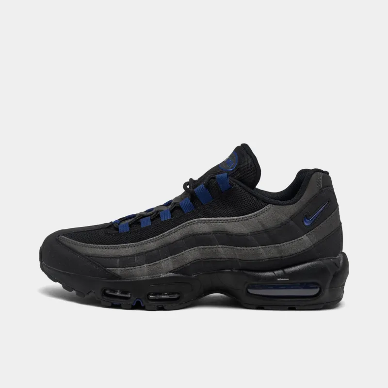 Nike Air Max 95 Black / Deep Royal Blue - Anthracite sold by JD Sports