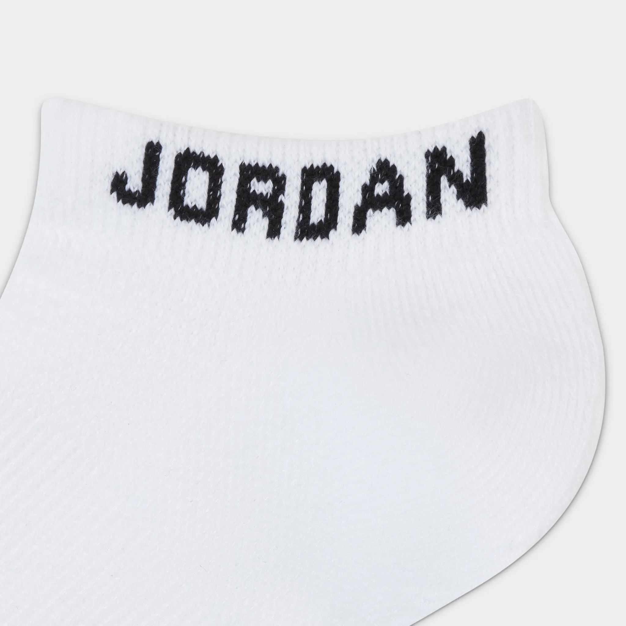 Jordan Everyday Max No Show Socks - 3 Pack White / White / Black sold by JD Sports product image thumbnail 3