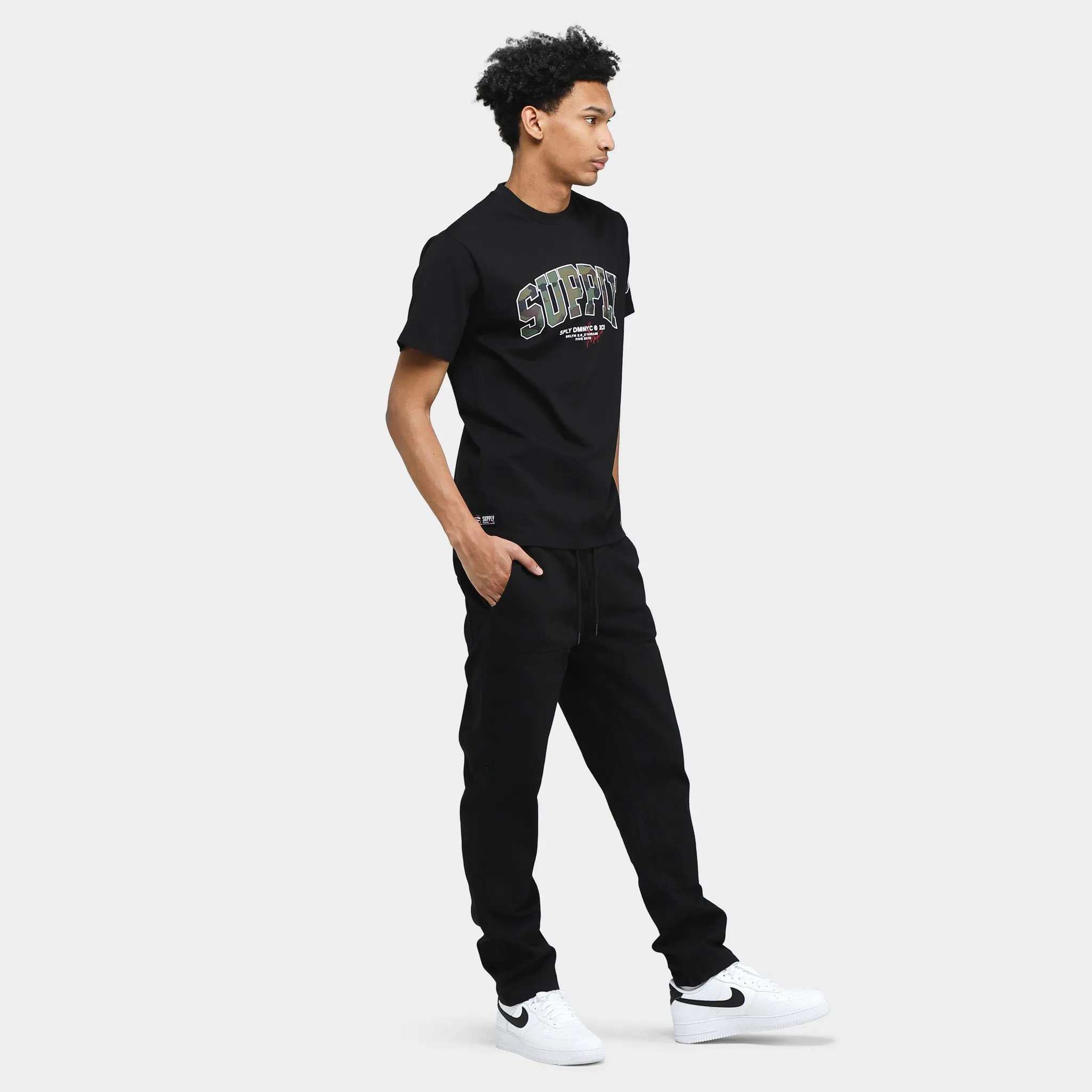 Supply & Demand Ring Camo T-shirt / Black sold by JD Sports product image thumbnail 5